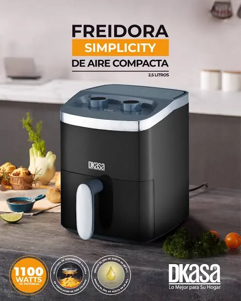 Freidora De Aire 2.5 LT Dkasa